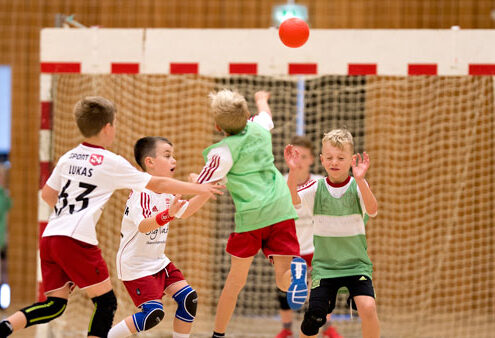 Håndbold i Hou Hallen
